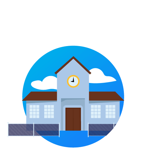 Illustration of a School house